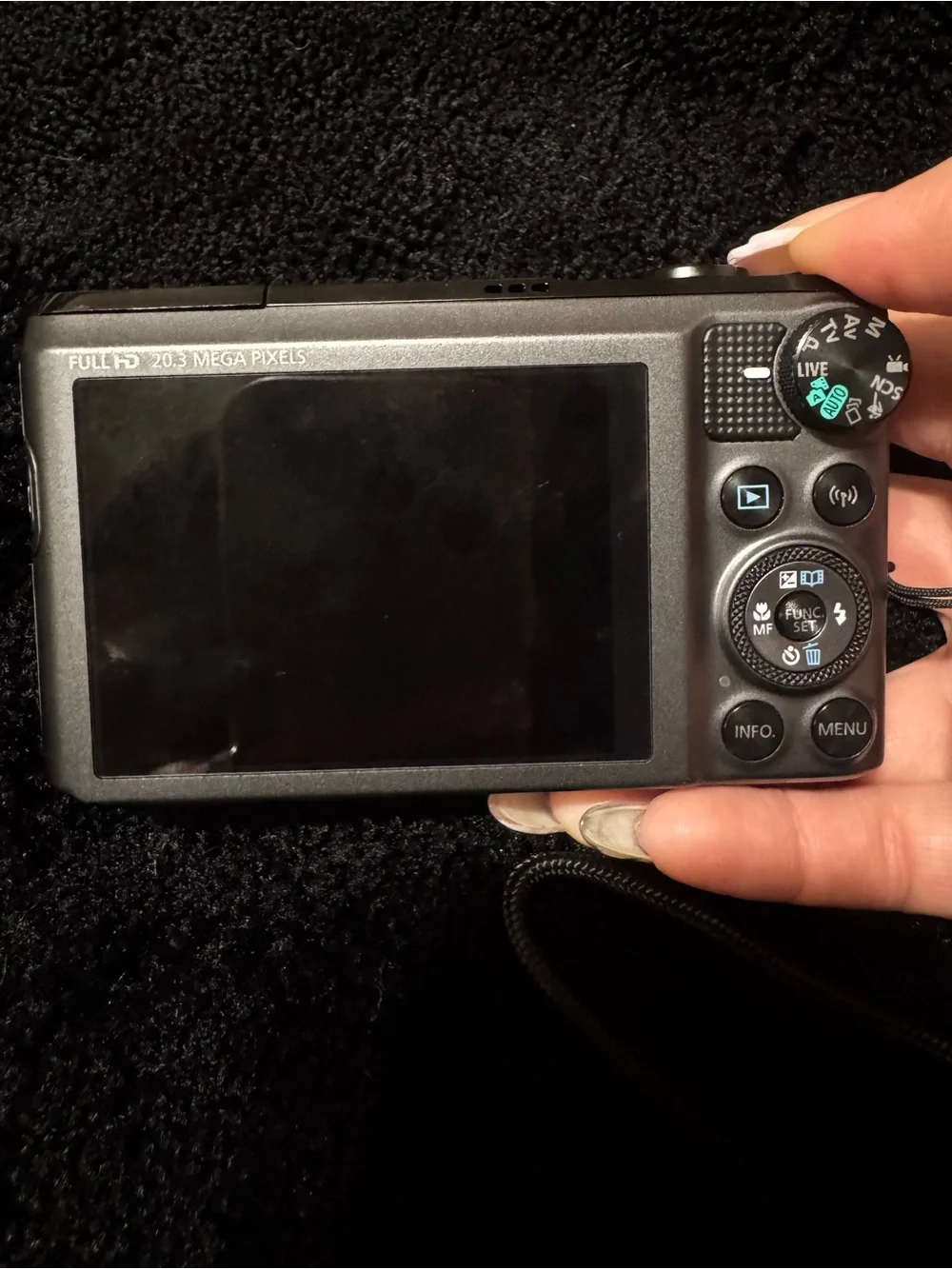 Canon Compact Digital Camera in Black and Silver